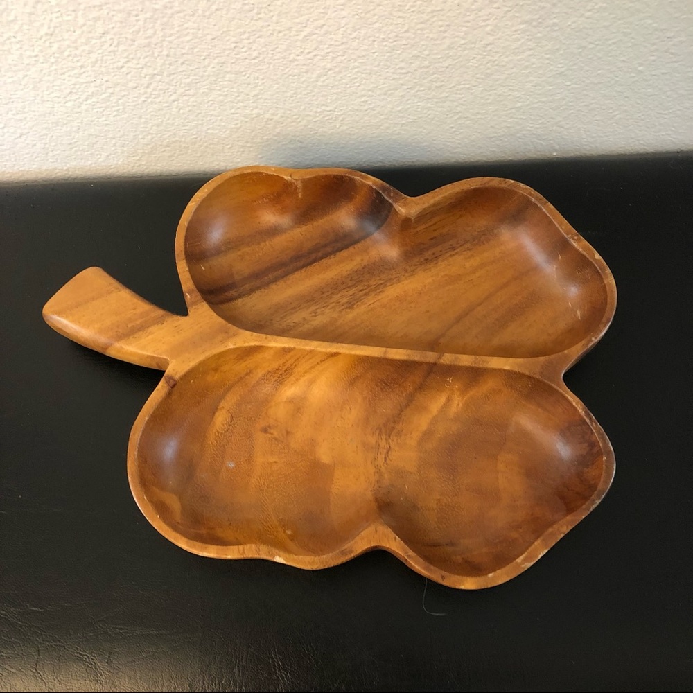 Vintage Leilani Genuine Monkey Pod Wood - hand crafted
